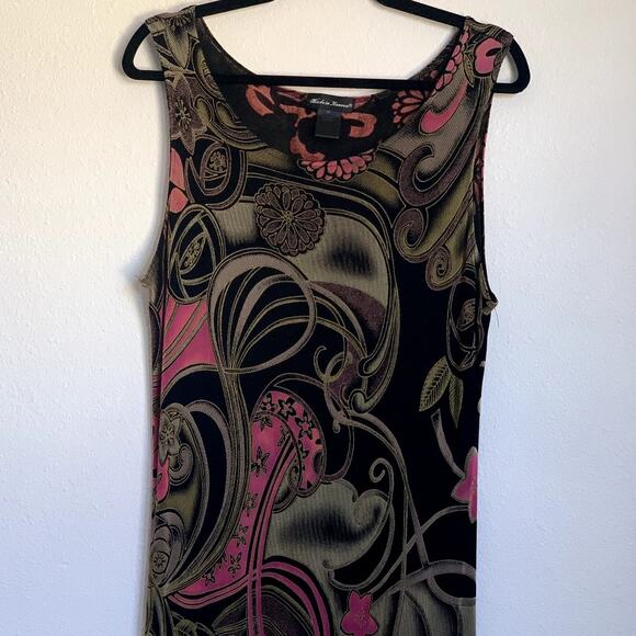 Vintage Y2K Made in Heaven Mesh Floral Maxi Dress - Picture 3 of 8